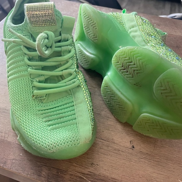 Steve Madden Women's Maxima Fabric Rhinestone Fashion Sneakers size 6M - Picture 5 of 8